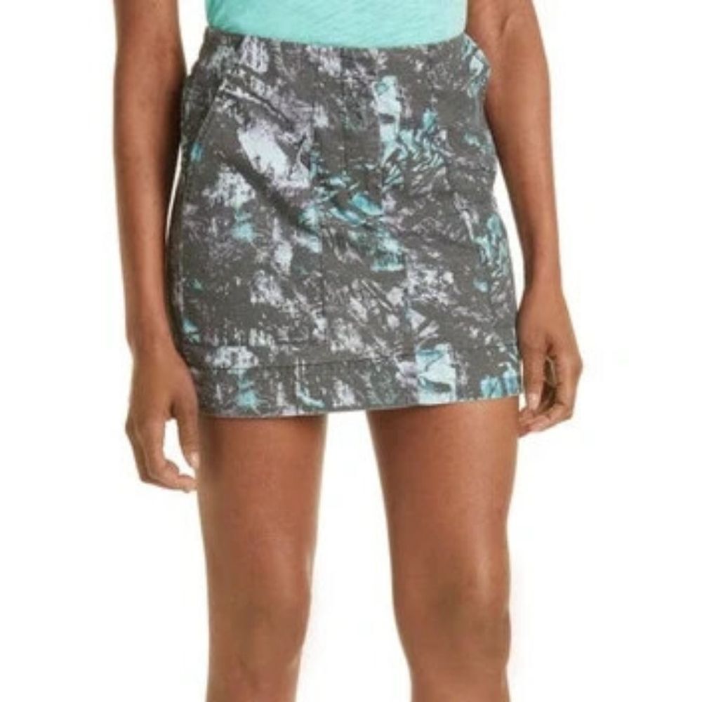 ATM Abstract Ripstop Skirt Size 2